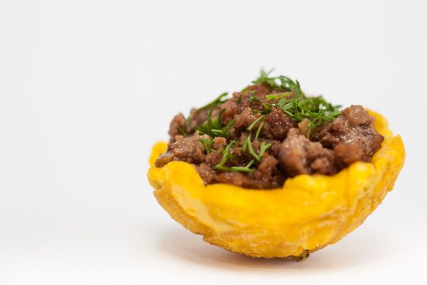 Loaded Tostones with Salpicón