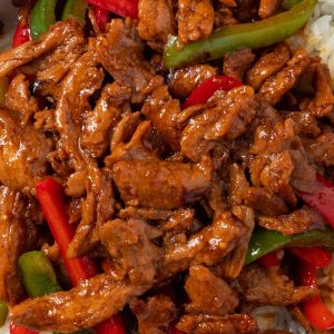 Vegetarian Pepper Steak